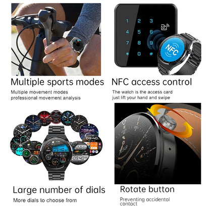 GT3 Pro Smart Watch Men AMOLED 390*390 HD Screen Heart Rate Bluetooth Call IP68 Waterproof SmartWatch