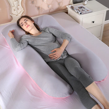 Maternity Pregnancy Body Sleeping Pillow Case U-shape